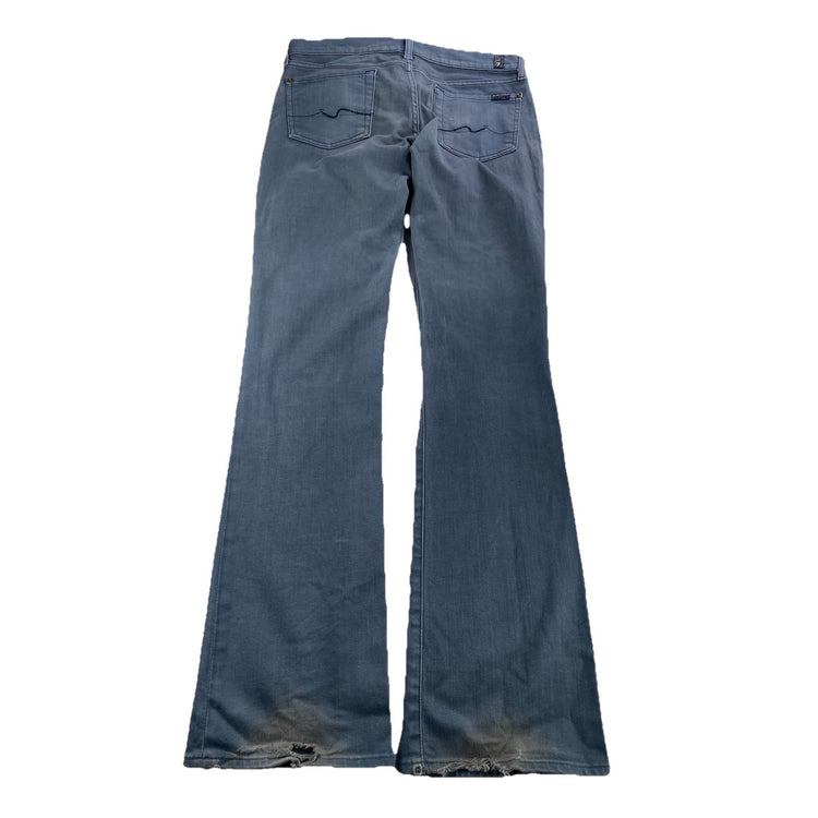 Womens 7 For All Mankind Blue-Grayish Bootcut Jeans Size 30