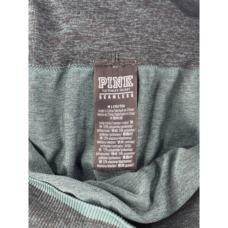 Women’s PINK Victoria Secret Green Seamless Leggings Size M