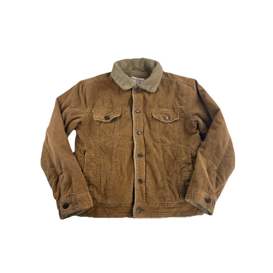 Mens Aeropostale Brown Winter Jacket M Crewneck
