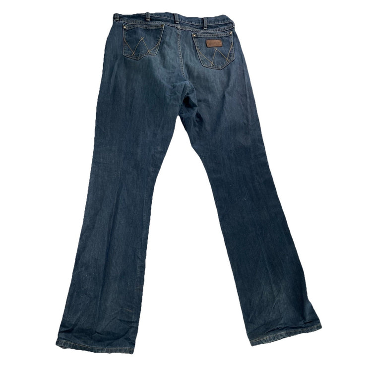 Men’s Wrangler Retro Baggy/loose Blue Jeans Size 36x38