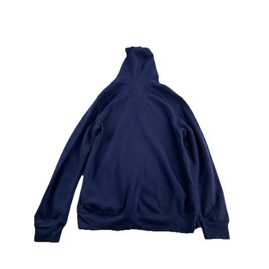 Mens Polo Ralph Lauren Size Large Navy Blue American Flag Patch Hoodie