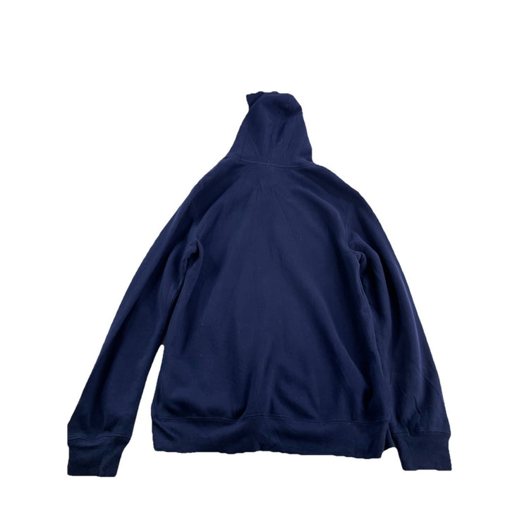 Mens Polo Ralph Lauren Size Large Navy Blue American Flag Patch Hoodie