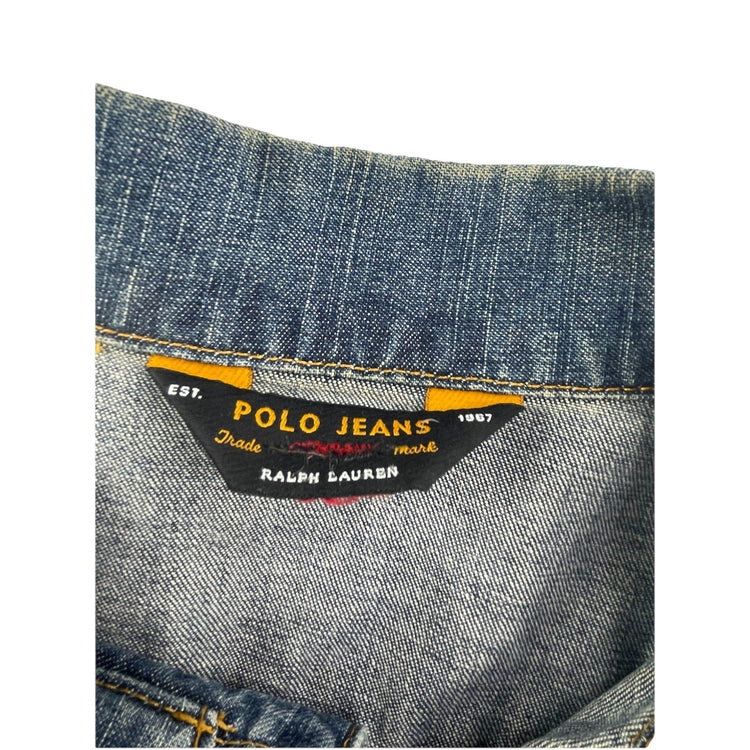 Men’s 90s Polo Jean Ralph Lauren Jean Vest Size M