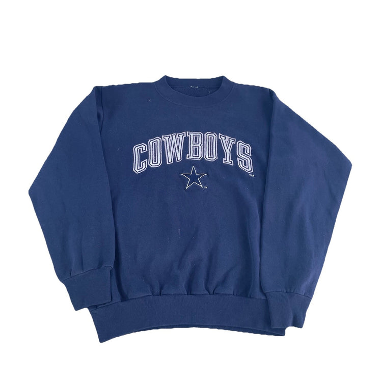 Vintage 90s Dallas Cowboys Graphic Crewneck Sweatshirt Size S