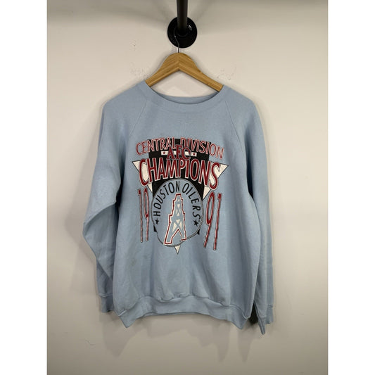 Vintage 1991 Houston Oilers Sweatshirt Size Xl