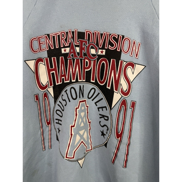 Vintage 1991 Houston Oilers Sweatshirt Size Xl