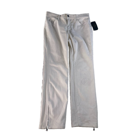Women's Lauren Jeans Co. Ralph Lauren White Ankle Zip Pants Size 8