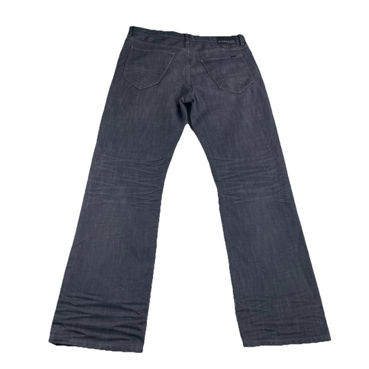 Mens Vintage Express Straight Gray Jeans Size 34x34