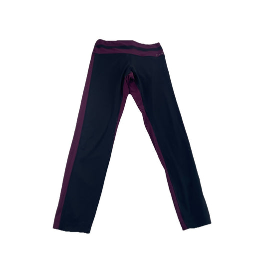 Womens Victoria Secret purple And Black Ankle Leggings Size L