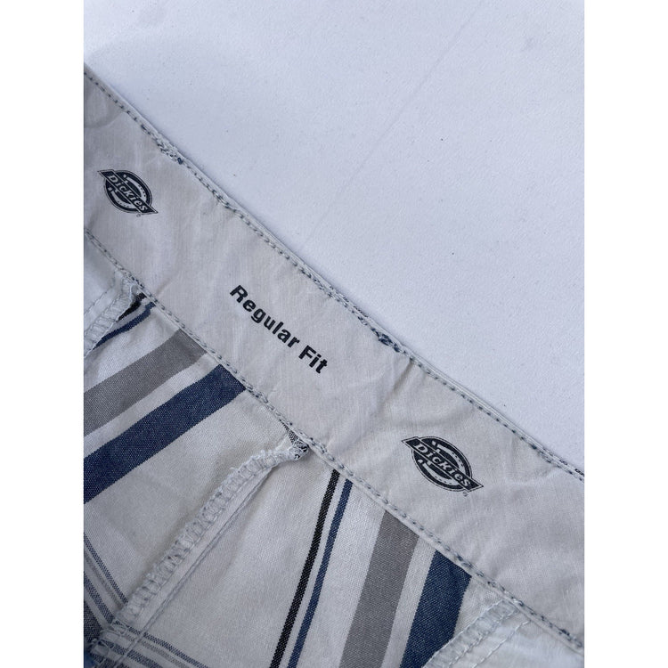 Mens Dickies Multicolor Plaid Pattern Regular Fit Cargo Shorts Size 36
