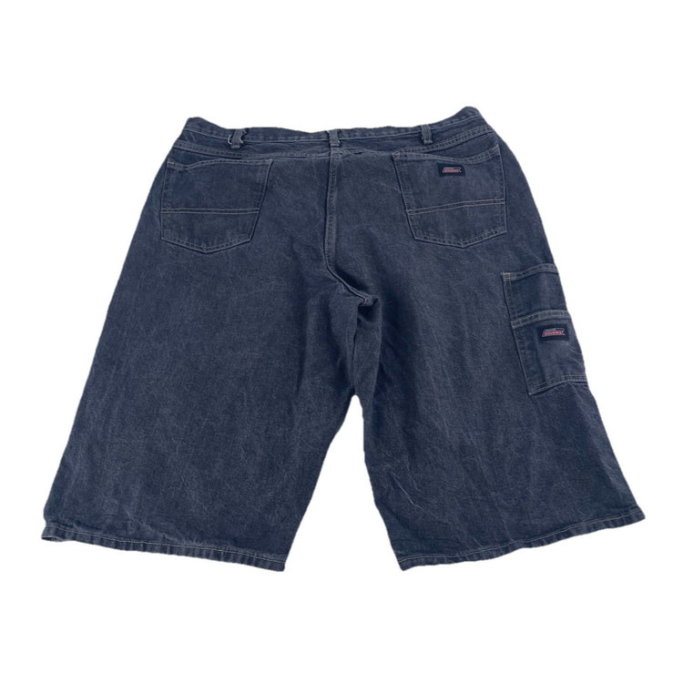 Mens Genuine Dickies Loose Fit Black Denim Shorts Size 38
