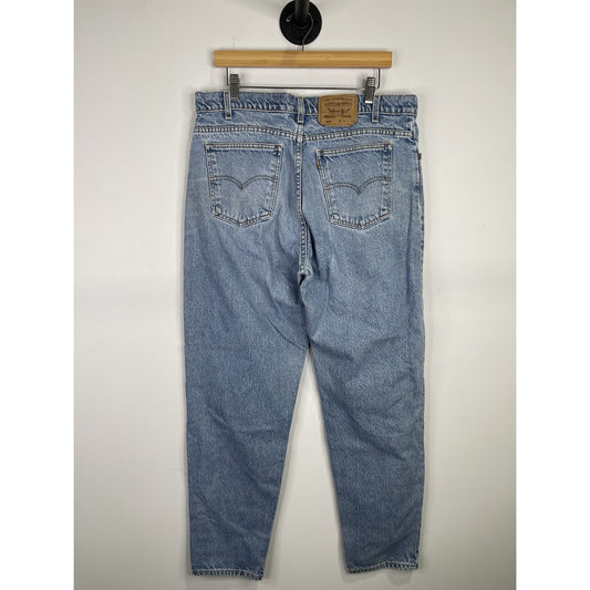 Vintage Mens Levis 550 Orange Tab Blue Denim Jeans Size 38