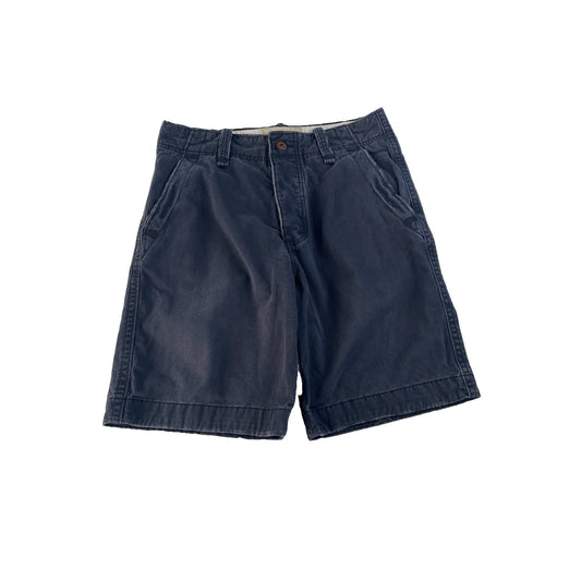 Mens Hollister Black Heavy Baggy Chino Style Shorts Size 30