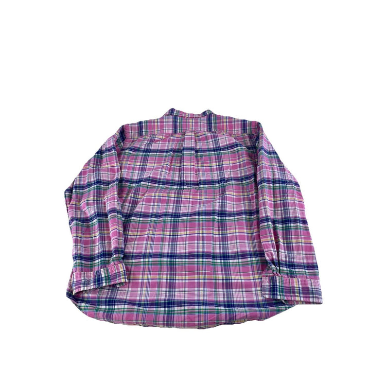 Mens Polo Ralph Lauren Pink Plaid Button Down Shirt Size XXL