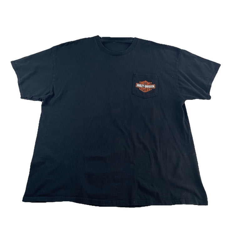 Mens 2024 Harley Davidson Black Orlando FL Bike Week T Shirt Size 2XL