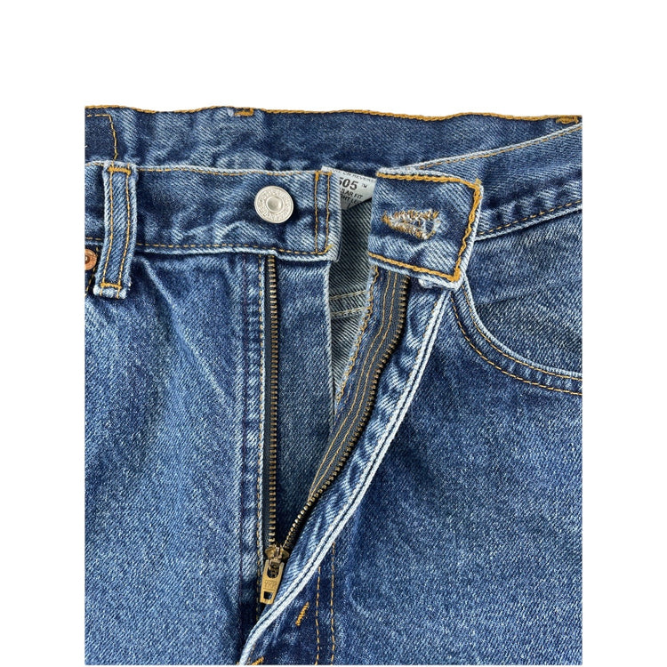 Mens Levis Striaght Leg Blue Jeans Size 32X30