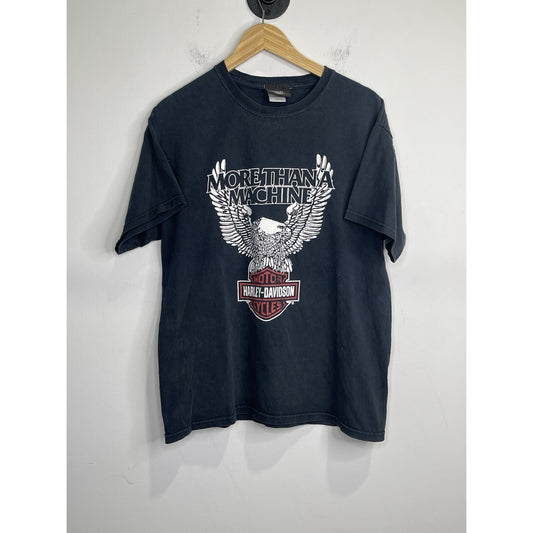 Men’s Vintage Harley Davidson ‘More Than A Machine’ 2008 HD Graphic T Shirt Sz L