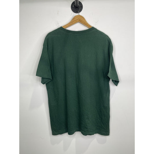 Mens Green Turner Orginals Leopard Graphic T Shirt Sz XL