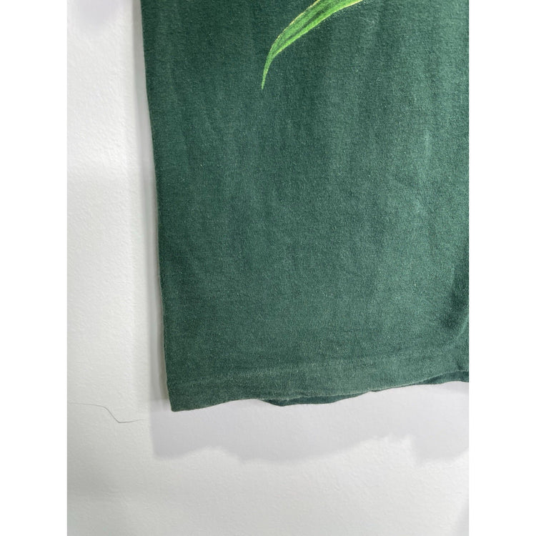 Mens Green Turner Orginals Leopard Graphic T Shirt Sz XL