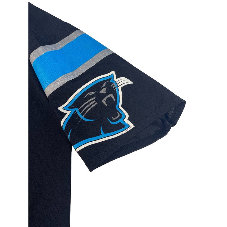 Mens Vintage Logo 7 Carolina Panthers Floyd Black Jersey SIZE XL