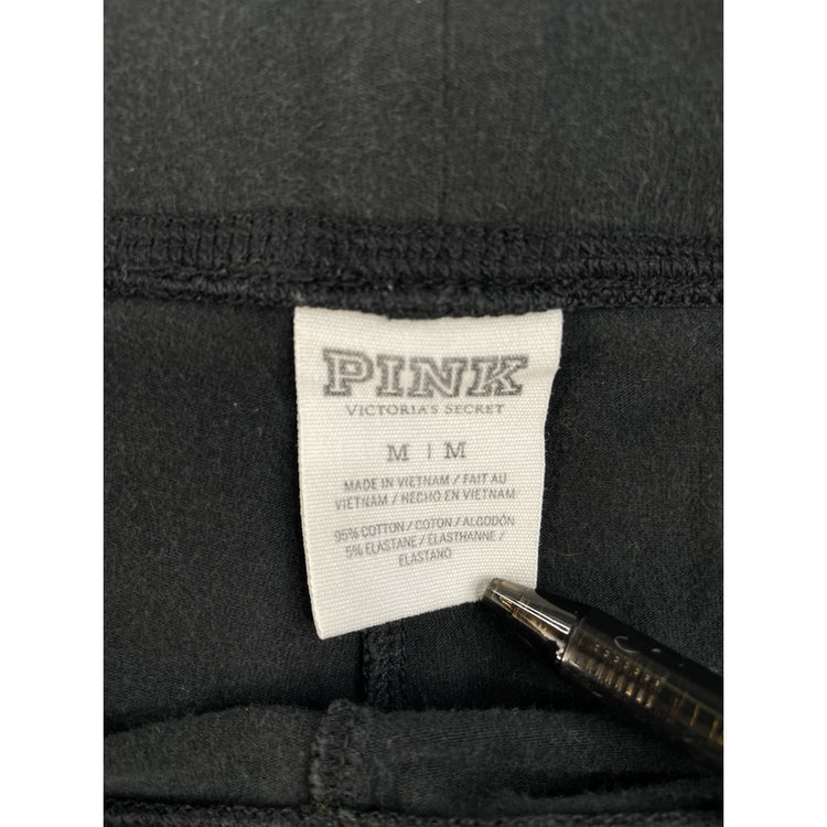 Women’s PINK Victorias Secret Basic Black Leggings Size Medium