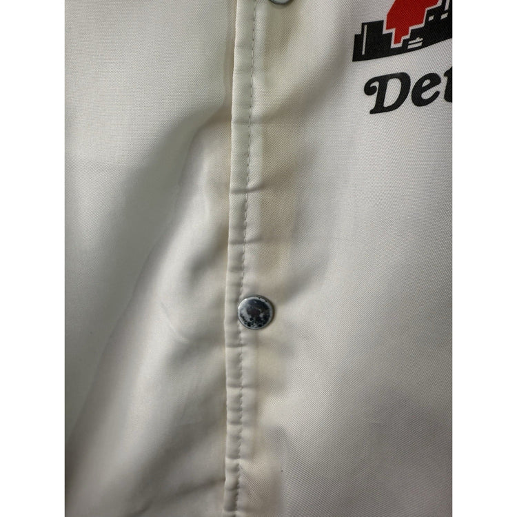 Vintage 80s Detroit Red Wings Chalkline Fanimation Jacket Size L