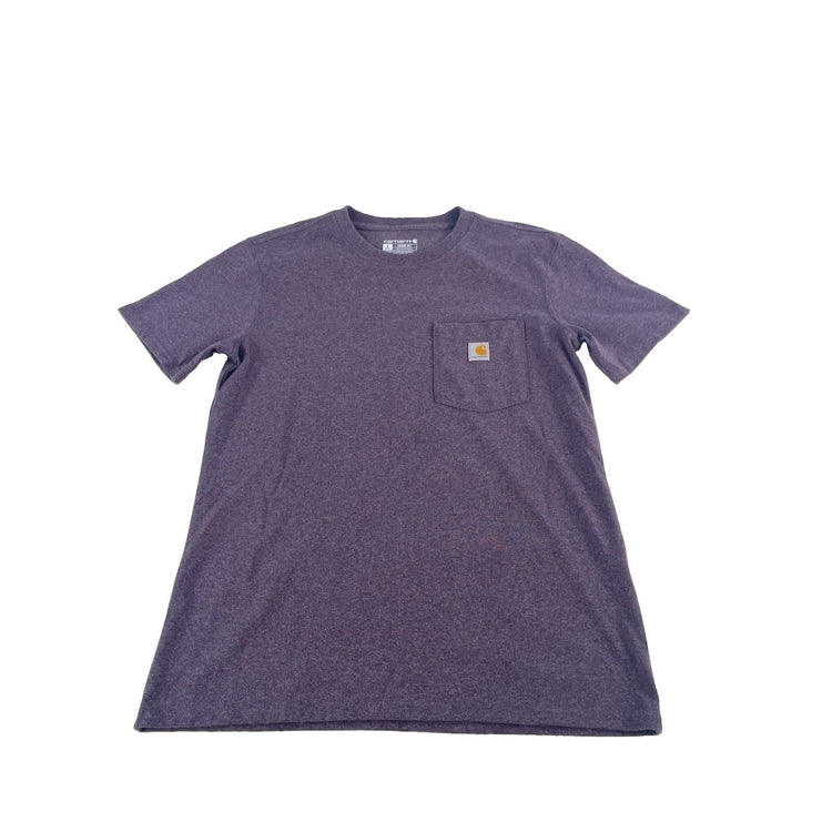 Mens Carhartt Dark Brown Loose Fit T Shirt Size Small