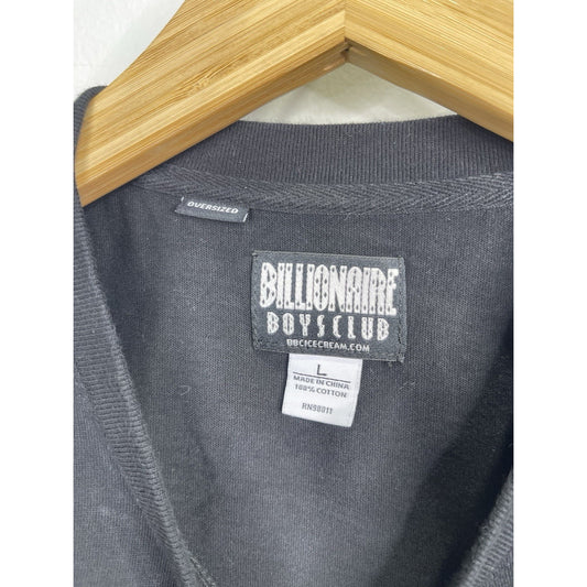 Men’s Oversized Billionaires Boys Club Black Allover Print T Shirt Sz Large