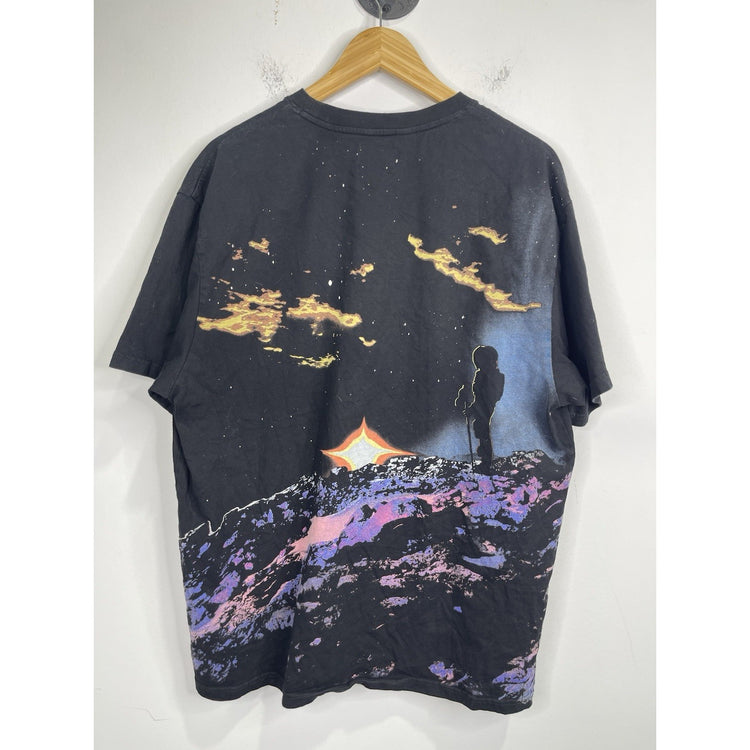 Men’s Oversized Billionaires Boys Club Black Allover Print T Shirt Sz Large