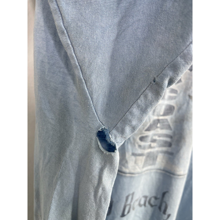 Vintage Mens Light Blue 3XL Jesse Who West Coast Choppers T-shirt