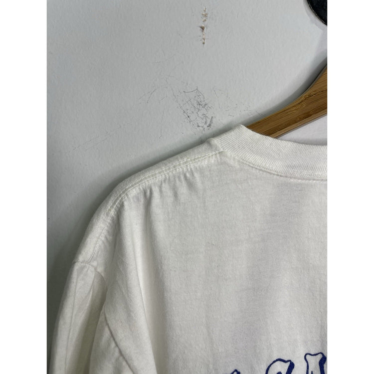 Mens Salvador Funny Adult White T-shirt Sz Large