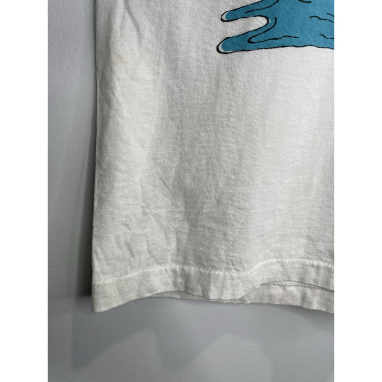 Mens Salvador Funny Adult White T-shirt Sz Large