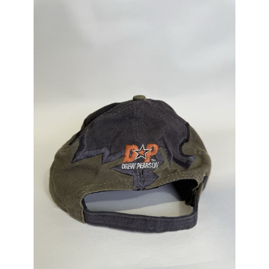 Vintage Texas Longhorns Drew Pearson Jagged Edge Green Black Snapback 90s Cap