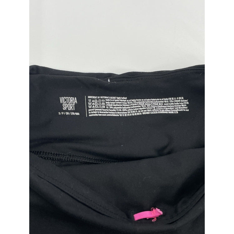 Womens Victoria’s Secret Victoria Sport Black Leggings Size Small