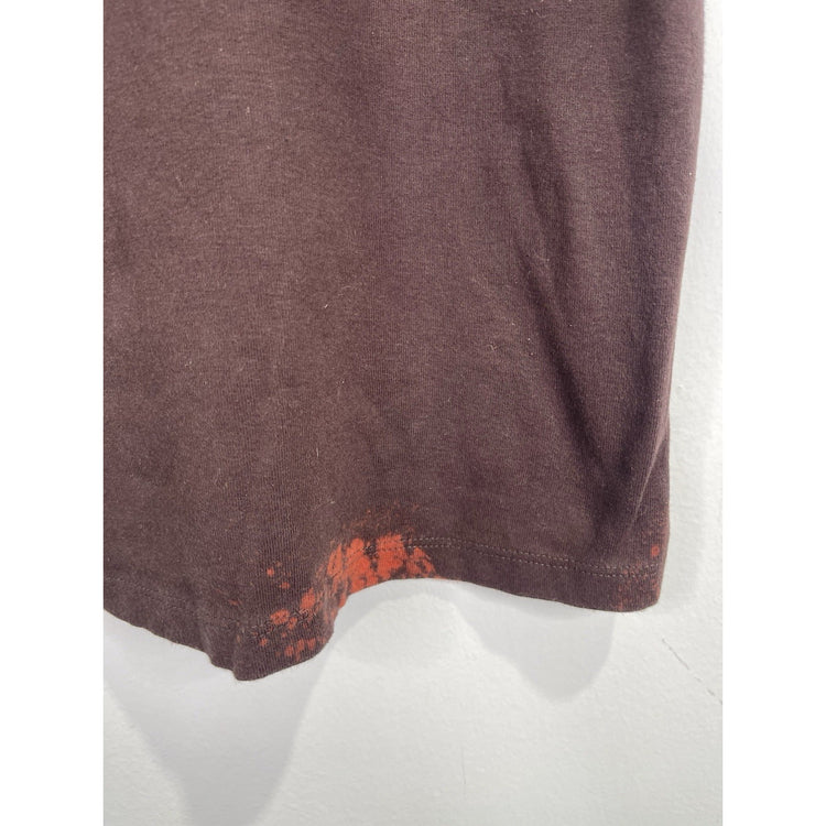 Vintage Y2k 90s Harley Davidson Women’s  Brown Pink Biker T-shirt Size Medium