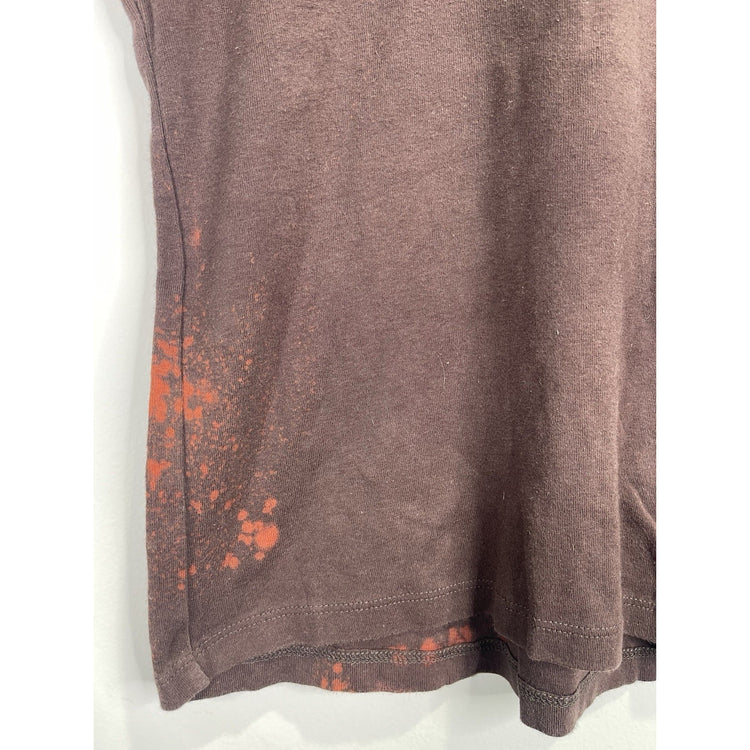 Vintage Y2k 90s Harley Davidson Women’s  Brown Pink Biker T-shirt Size Medium