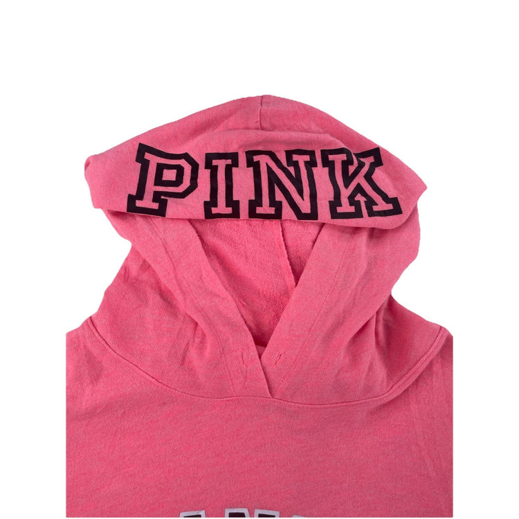 Womens Pink Victoria Secret Oversized “Los Angeles” Pink Hoodie Size L