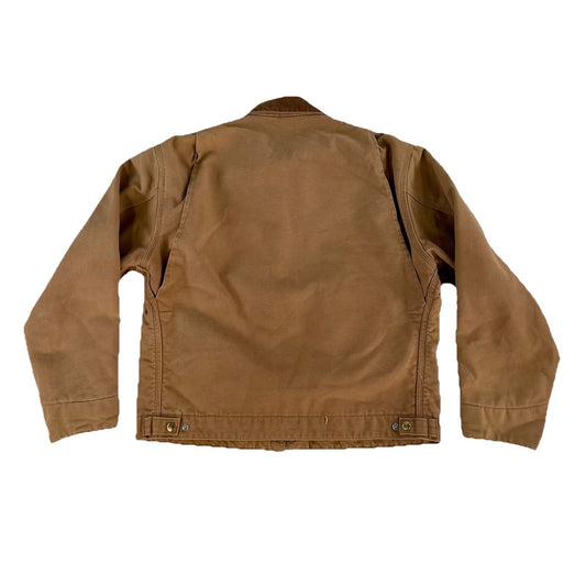 Mens Carhartt Brown Corduroy Collared Tan Detroit Jacket With Blanket Lining