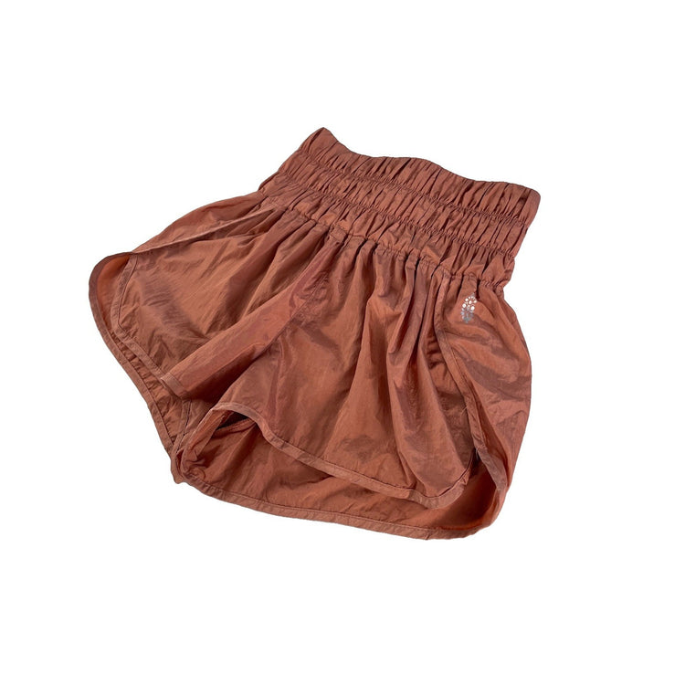 Womens Free People Movement Rust/Orange Shorts Size Small/P