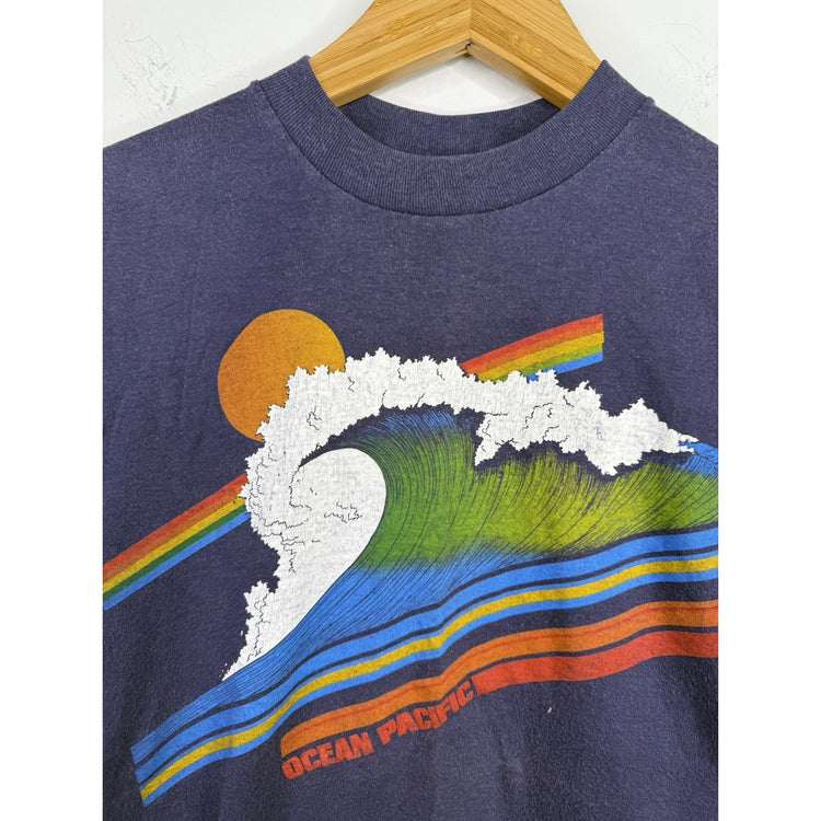 Kids Vintage 90s Ocean Pacific T-shirt Size L
