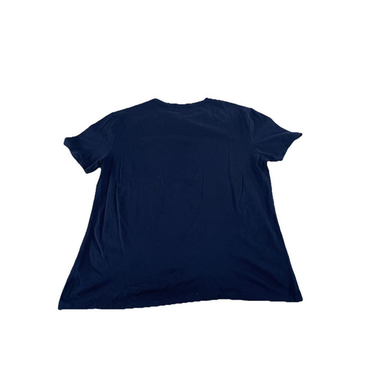 Mens Polo Ralph Lauren 1967 ATHL. DEPT. Navy Blue Graphic T Shirt Size Large