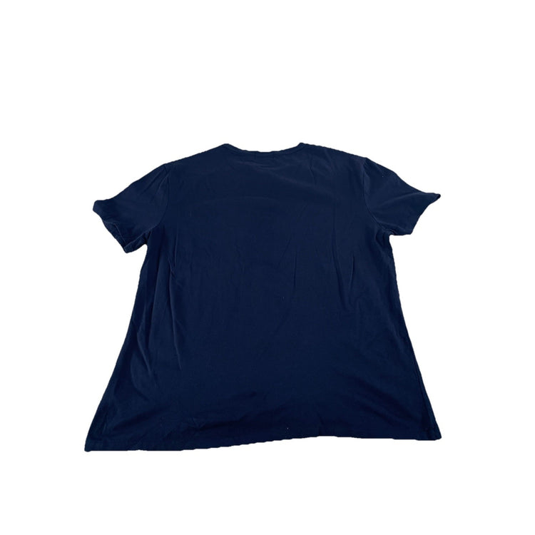 Mens Polo Ralph Lauren 1967 ATHL. DEPT. Navy Blue Graphic T Shirt Size Large