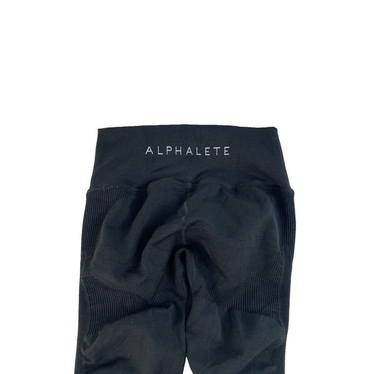Women’s Alphalete Seamless High-Rise Scrunch Butt Workout Leggings Black M
