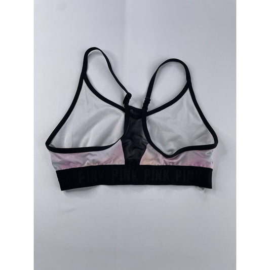 Womens Victoria’s Secret PINK Multicolored Sports Bra Size Medium