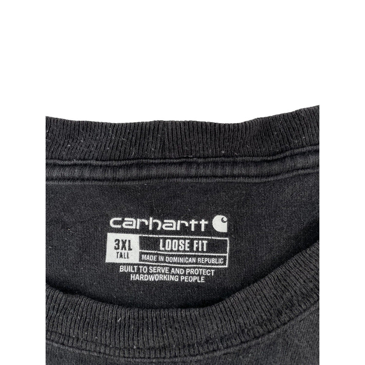 Mens Carhartt Black Loose Fit T Shirt Size 3XLT