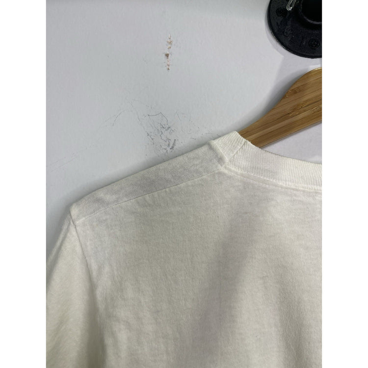 Men’s Vintage St.Maarten Graphic white short sleeve T shirt Sz M