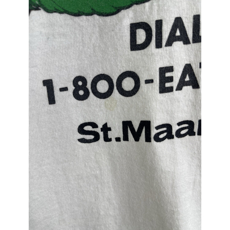 Men’s Vintage St.Maarten Graphic white short sleeve T shirt Sz M