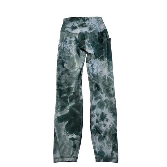Women's Lululemon Green Tie-Dye High-Rise Leggings with Pockets Size 4