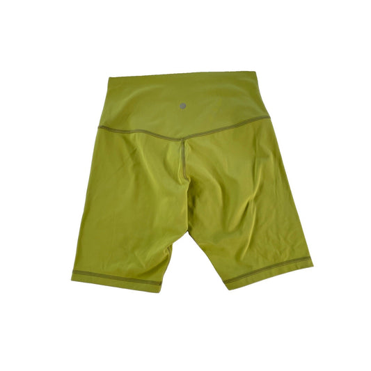 Womens Lululemon Kiwi Green Nulu High Rise Align Workout Biker Shorts SIZE 8