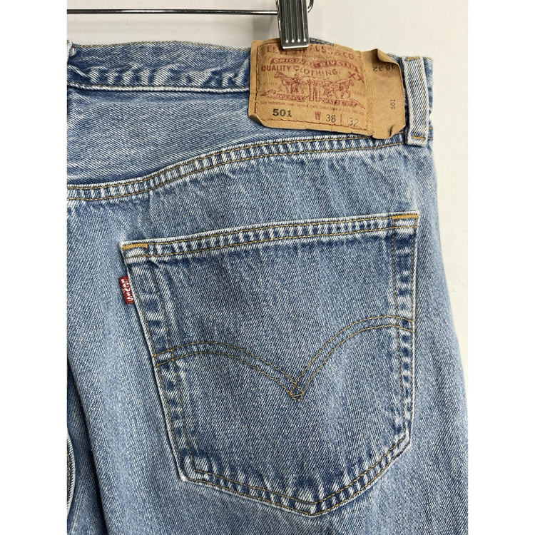 Vintage Mens Levis 501 Jeans Sz 38 X32
